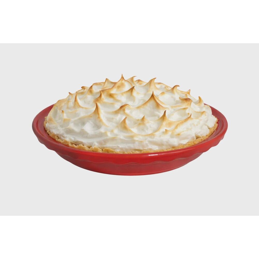 Fiestaware FIESTA PIE Plate Deep Dish Baker Baking Bakeware CERAMIC SCARLET RED
